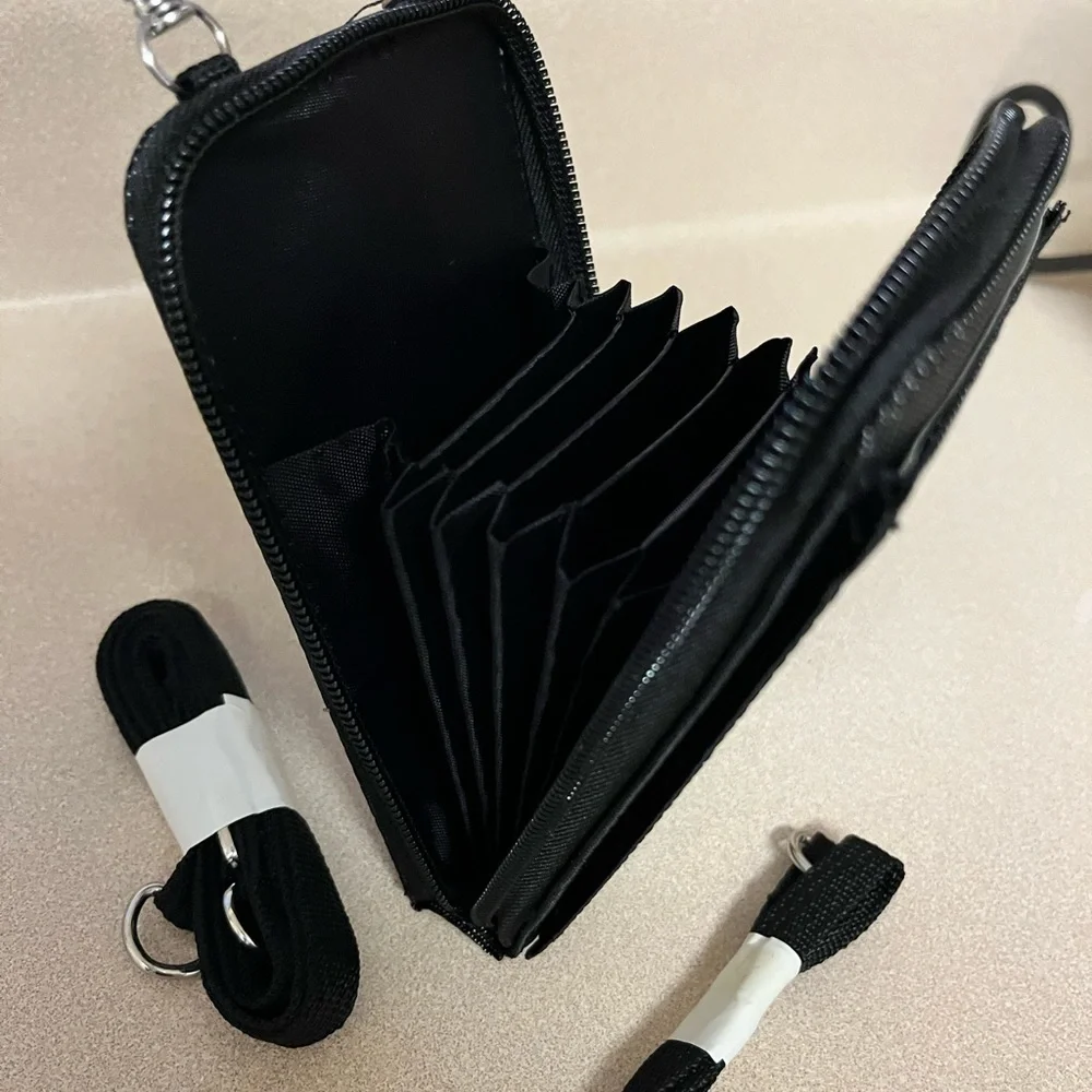 Touch Screen Purse Waterproof Nylon - Black or Brown specify your color